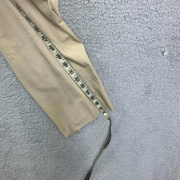 Tact Squad Pants Mens 54 x37 Khaki Ripstop Cargo Pockets Elastic Waist - Picture 8 of 15